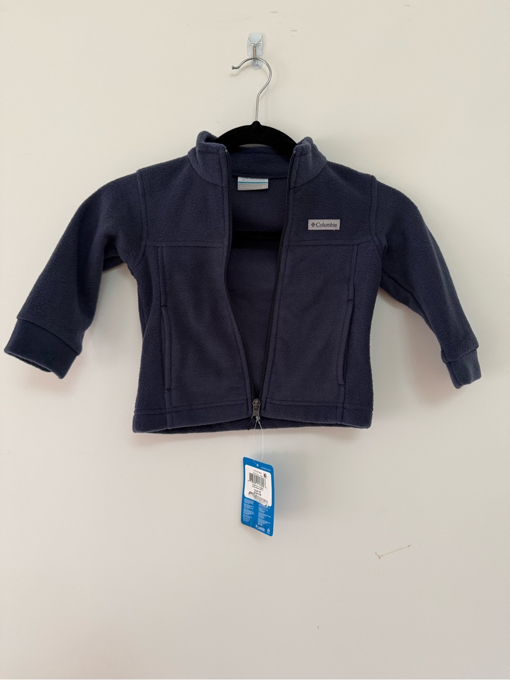 Columbia 2T Dark Navy Full-Zip Fleece Jacket